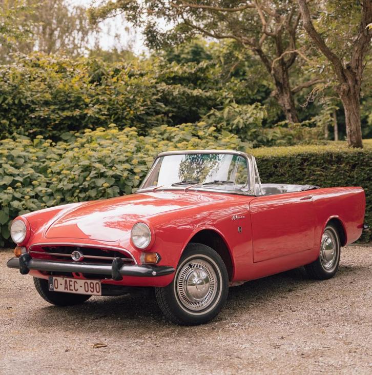 Sunbeam Alpine Serie IV, Auto's, Oldtimers, Particulier, Overige merken, Benzine, Cabriolet, 2 deurs, Handgeschakeld, Rood, Zwart