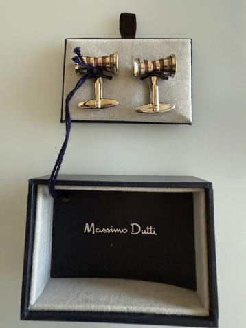 Nieuwe manchetknoppen Massimo Dutti onuitgepakt  beschikbaar voor biedingen