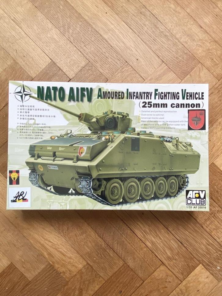 AIFV (NAVO) - 25 mm kanon BELGISCH LEGER - VERENIGDE NATIES, Hobby en Vrije tijd, Modelbouw | Auto's en Voertuigen, Nieuw, Tank
