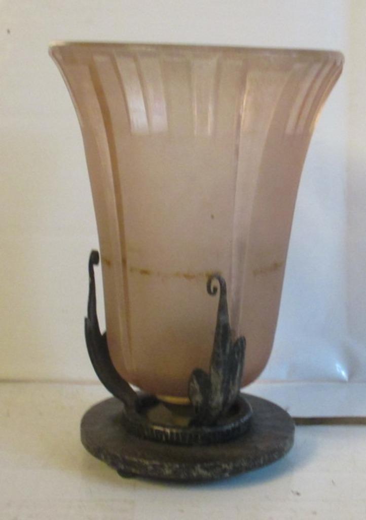 art deco smeedijzeren tafellamp Robj Paris, Antiek en Kunst, Antiek | Verlichting, Verzenden