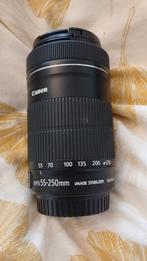 Canon efs 55-250mm lens, Audio, Tv en Foto, Foto | Lenzen en Objectieven, Ophalen, Gebruikt