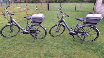 2 vélos hybrides géants ES-2 taille M + L, Enlèvement, Comme neuf, 50 km par batterie ou plus, Giant