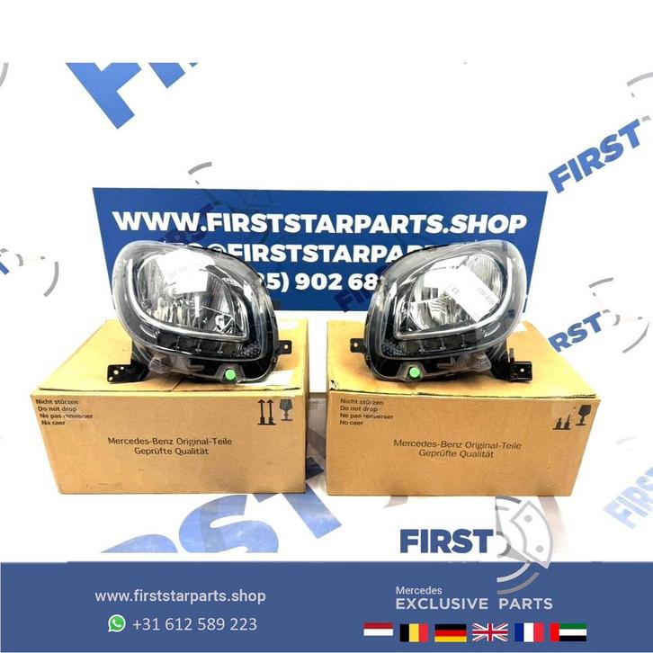 SMART KOPLAMPEN SET LINKS + RECHTS A4538200739 A4538200839 S, Auto-onderdelen, Verlichting, Smart, Gebruikt, Ophalen of Verzenden