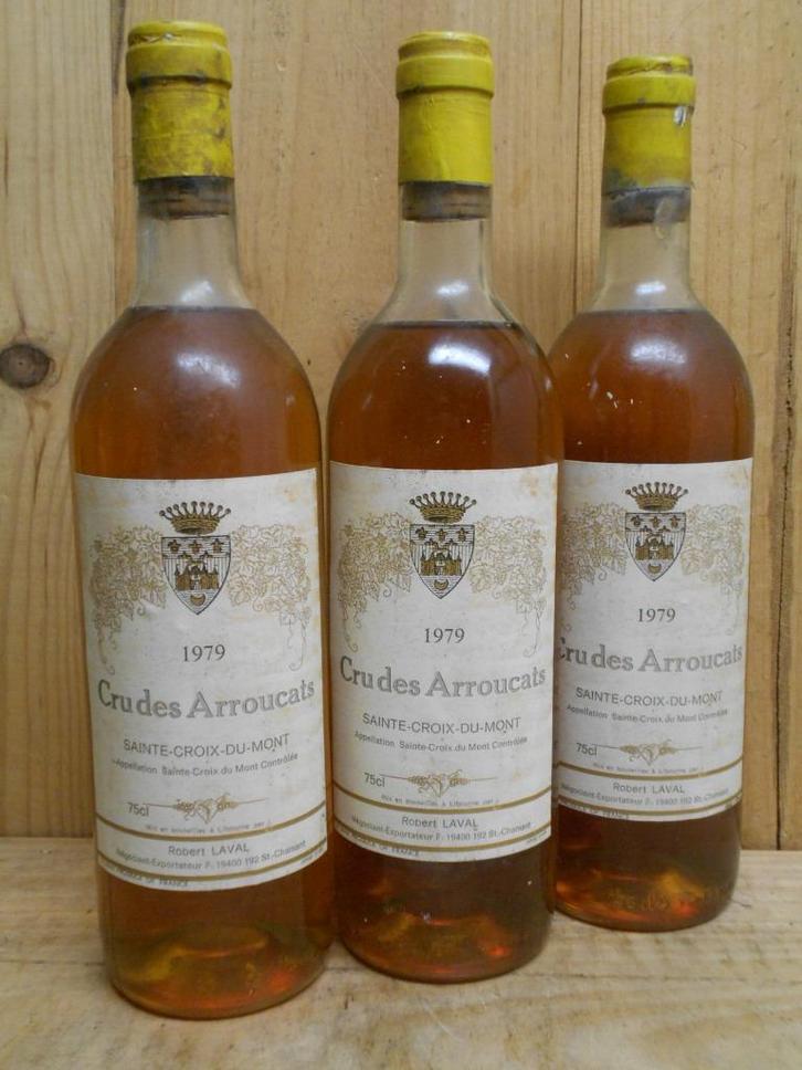 CRU DES ARROUCATS, Ste-Croix du Mont (liquoreux) 1979, Verzamelen, Wijnen, Zo goed als nieuw, Ophalen of Verzenden