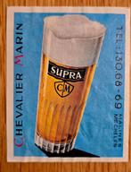 Supra Chevalier Marin Oud etiket - Label 144, Verzamelen, Biermerken, Ophalen of Verzenden, Overige typen