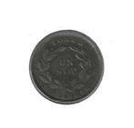 Bas Canada, 1 Sou 1837-38, Agriculture & Commerce token., Ophalen of Verzenden, Overige materialen