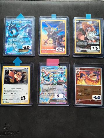 Eevee, Zekrom, Vaporeon,... Pokémon lot beschikbaar voor biedingen