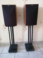 2 baffles JAMO + pieds métalliques, Audio, Tv en Foto, Ophalen, Gebruikt, 60 tot 120 watt, Front, Rear of Stereo speakers