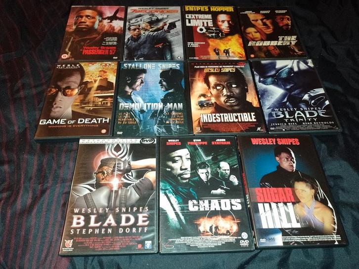 Te koop op dvd: de evoluerende lijst van Wesley Snipe, Cd's en Dvd's, Dvd's | Actie, Zo goed als nieuw, Actie, Vanaf 9 jaar, Ophalen of Verzenden