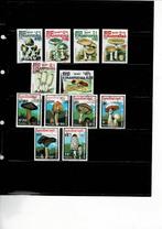 AZIË KAMPUCHEA (CAMBODJA) PADDESTOELEN 12 POSTZEGELS GESTEMP, Postzegels en Munten, Postzegels | Azië, Verzenden, Gestempeld