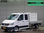 Volkswagen Crafter 177pk Open laadbak Dubbel Cabine Kraan Ca, Auto's, Bestelwagens en Lichte vracht, Gebruikt, Euro 6, 4 cilinders