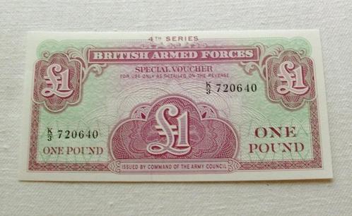 UK 1962 - British Armed Forces 1 Pound - 4th Series - UNC, Timbres & Monnaies, Billets de banque | Europe | Billets non-euro, Billets en vrac