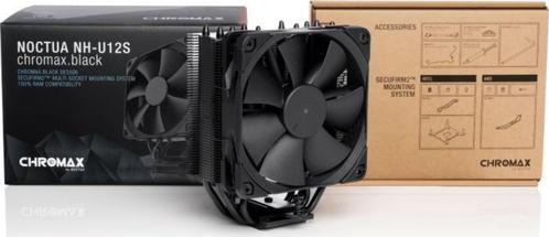 Noctua NH-U12S Chromax Black, Computers en Software, Computerkoelers, Nieuw, Luchtkoeling, Ophalen