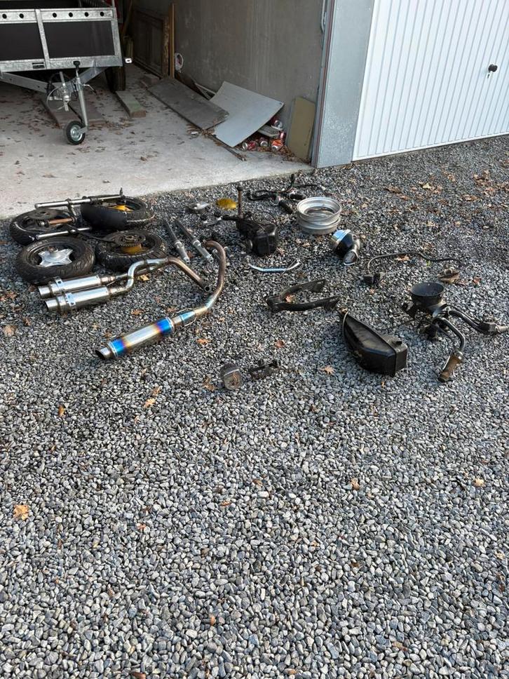 Lot aan dax onderdelen te koop, Fietsen en Brommers, Brommers | Honda, Gebruikt, Ophalen