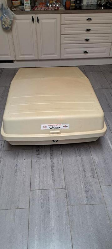 Bagage koffer hapro + koffer drager opel kadett en astra, Autos : Divers, Coffres de toit, Enlèvement, Comme neuf