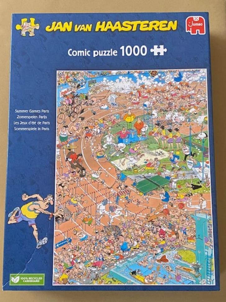 Van Haasteren : Zomerspelen Parijs ( 1000 stukjes ), Hobby en Vrije tijd, Denksport en Puzzels, Ophalen of Verzenden