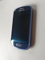 samsung s3 mini, Telecommunicatie, Mobiele telefoons | Samsung, Android OS, Blauw, Galaxy S2 t/m S9, Gebruikt