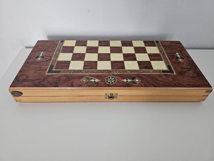 Schaak- en Backgammonset, Hobby en Vrije tijd, Gezelschapsspellen | Bordspellen, Nieuw, Een of twee spelers, Reisspel, Ophalen