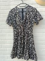 Zwart wit kleedje Shein XS polyester spandex, Zwart, Ophalen of Verzenden, Zo goed als nieuw, Maat 36 (S)