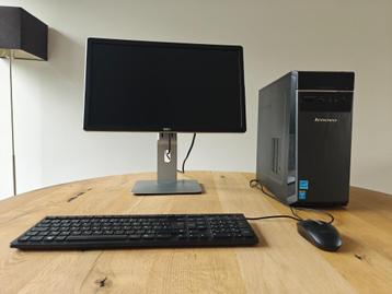 Lenovo i7 Desktop PC met Scherm, kb en muis beschikbaar voor biedingen