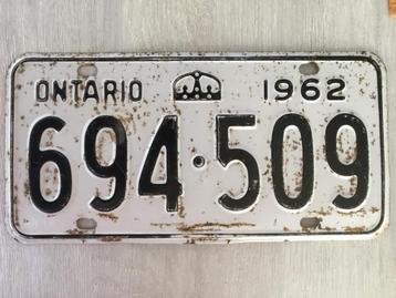 Plaque d'immatriculation, Enlèvement ou Envoi, Utilisé, Voitures