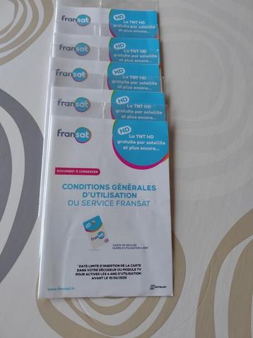 carte fransat PC7 neuve validité 4 ans beschikbaar voor biedingen