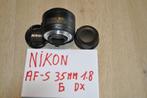objectif Nikon à focale fixe AF-S 35 mm 1,8 G DX, TV, Hi-fi & Vidéo, Photo | Lentilles & Objectifs, Comme neuf, Lentille standard