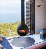 Cheminée au design unique, poêle à bois Focus bathyscaphocus, Enlèvement ou Envoi, Comme neuf, Bois, Suspendu