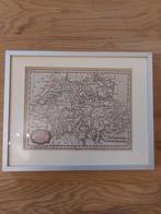 Zwitserland Antieke Landkaart ingelijst, Ophalen of Verzenden, Landkaart
