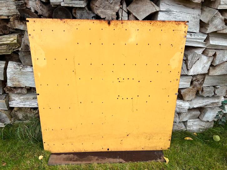 Grote metalen plaat 1 m² dikte 3,3 mm plooit niet, Doe-het-zelf en Bouw, Metalen, Gebruikt, IJzer, Ophalen