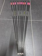 Aeston carbon pijlen, Sport en Fitness, Handboogschieten, Ophalen, Zo goed als nieuw, Pijlen