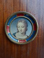 Cadre rond religieux GB Florence Italy, Antiquités & Art, Enlèvement ou Envoi