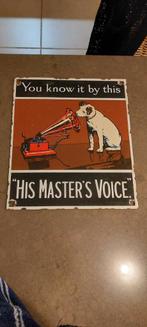 Email  His  Master's Voice, Verzamelen, Ophalen of Verzenden, Gebruikt, Reclamebord