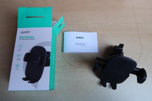 AUKEY Navi-series : air vent phone holder, Télécoms, Supports de téléphone, Comme neuf, Voiture, Enlèvement ou Envoi