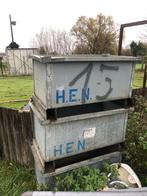 Ijzer stapelbakken kratten, Enlèvement, Utilisé