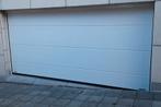 Porte de garage sectionnelle, blanc, motorisé, 5m.