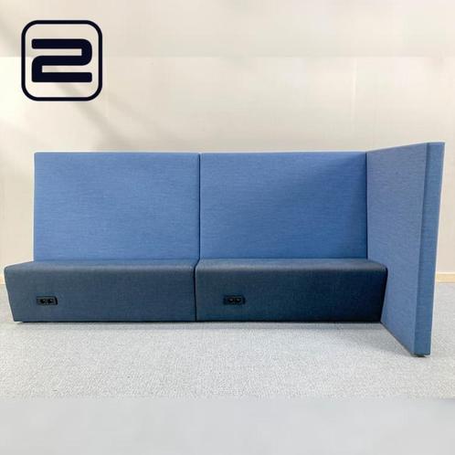 Design akoestische donkergrijze zitbank van Drisag, Huis en Inrichting, Zetels | Complete zithoeken, Zo goed als nieuw, Hout, Metaal