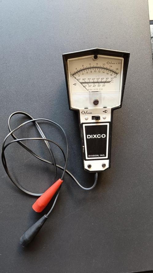 Meetapparatuur vintage dixco model 1591 tach dwell tester, Auto diversen, Autogereedschap, Zo goed als nieuw, Ophalen of Verzenden