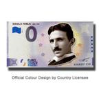 0 Euro Souvenir Biljet Nikola Tesla, Postzegels en Munten, Bankbiljetten | Europa | Eurobiljetten, Ophalen of Verzenden