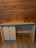Bureau met ladekast 4 schuiven, Huis en Inrichting, Ophalen, Zo goed als nieuw, Bureau