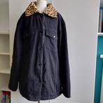 Veste doublée en fourrure de léopard NEW taille 1XL, Shein, Enlèvement ou Envoi, Neuf, Noir