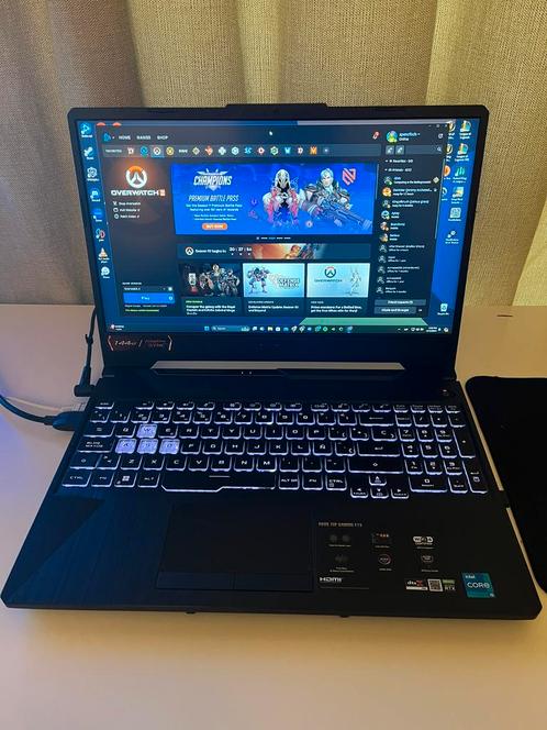 Asus F15 RTX3050 gaming laptop in perfecte staat, Computers en Software, Windows Laptops, Zo goed als nieuw, 15 inch, SSD, 4 Ghz of meer