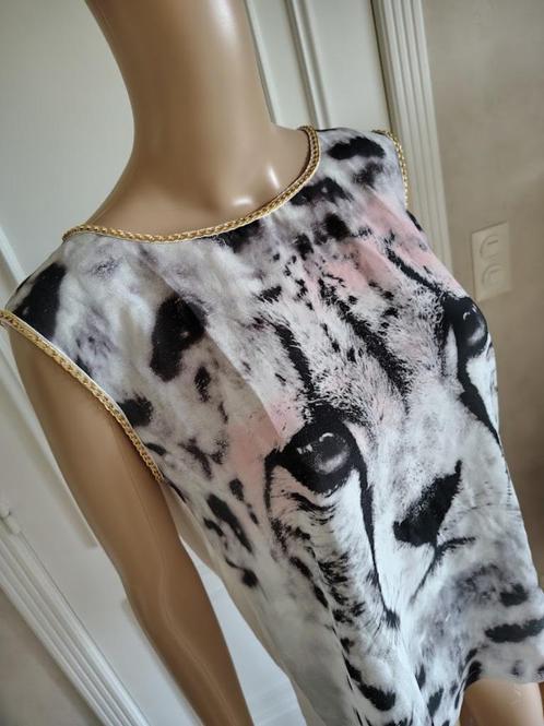 Nieuw topje in shifon ' leopard ' luipaard, Kleding | Dames, Topjes, Maat 36 (S), Verzenden