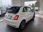 Fiat 500C RED 1.0 Hybrid 70Ch - Cabriolet Gps Garantie 12 Mo, Auto's, Fiat, 4 zetels, Stof, Gebruikt, Zwart