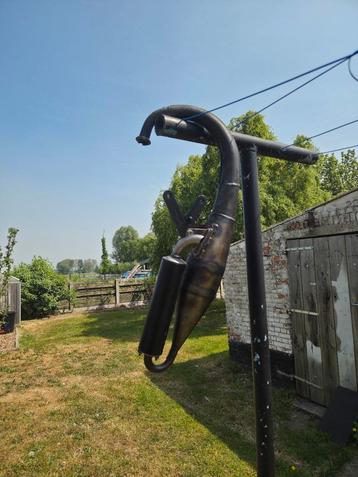 leo vince handmade krul uitlaat mbk booster. beschikbaar voor biedingen