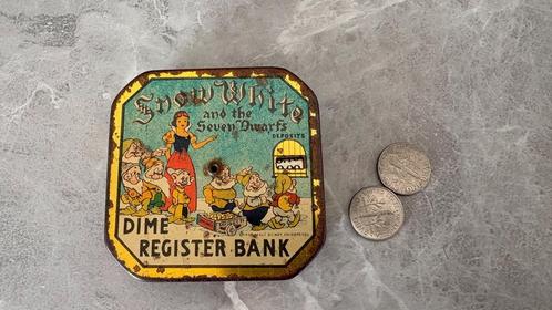 Walt Disney - Dime Register Bank - 1938 - Disneyana, Antiek en Kunst, Antiek | Speelgoed, Ophalen of Verzenden