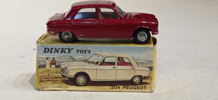 DINKY TOYS FRANKRIJK PEUGEOT 204 REF 510, Hobby en Vrije tijd, Modelauto's | 1:43, Gebruikt, Auto, Dinky Toys, Ophalen of Verzenden