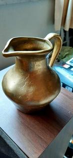 Cruche ancienne en bronze lourd, Enlèvement ou Envoi