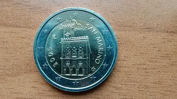 San Marino €2 munt zeer goede staat. 2005 beschikbaar voor biedingen