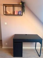 Zwarte Bureau ikea, Enlèvement, Comme neuf, Bureau